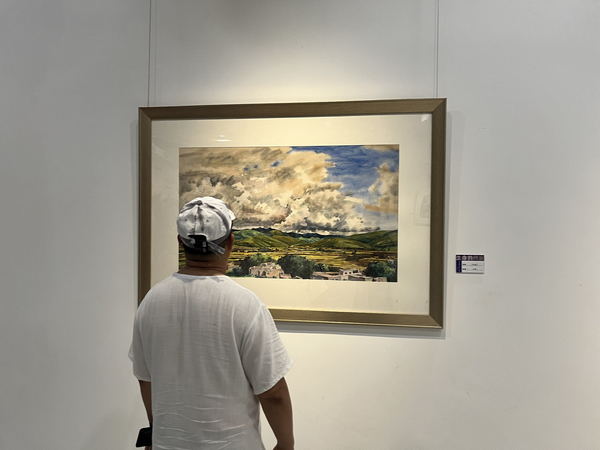 畫展現(xiàn)場。王琦美術(shù)博物館供圖
