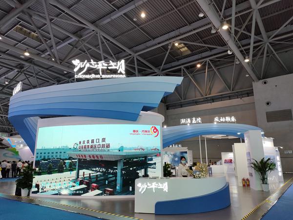 沙坪壩區(qū)展廳。林霞攝