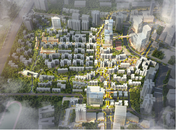 民主村片區(qū)城市更新項(xiàng)目效果圖。重慶市住建委供圖