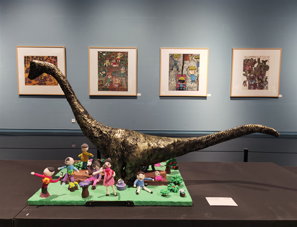 “童真童趣——合川兒童畫視界”展覽。合川美術(shù)館供圖