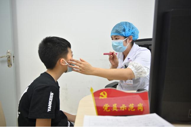 黨員示范崗。重慶醫(yī)藥高等專科學(xué)校附屬第一醫(yī)院供圖