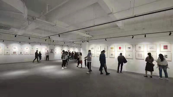 展覽現(xiàn)場(chǎng)。重慶市美術(shù)家協(xié)會(huì)供圖