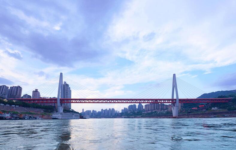 東水門大橋。重慶城投集團(tuán)供圖