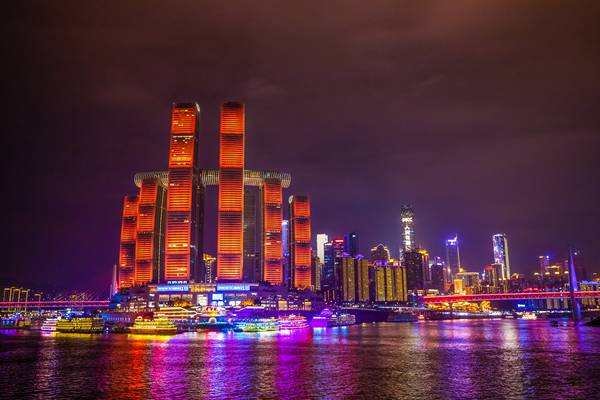 迷人夜景。渝中區(qū)委宣傳部供圖