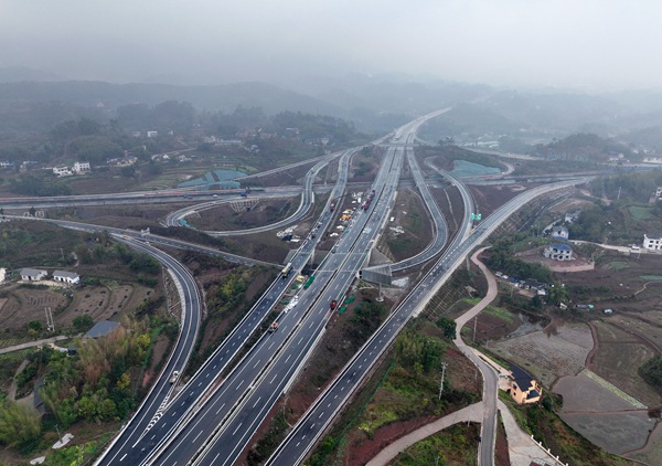 合璧津高速公路。中鐵建重投集團供圖