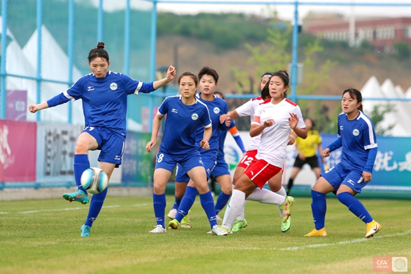 重慶女足沖超成功。重慶市體育局供圖