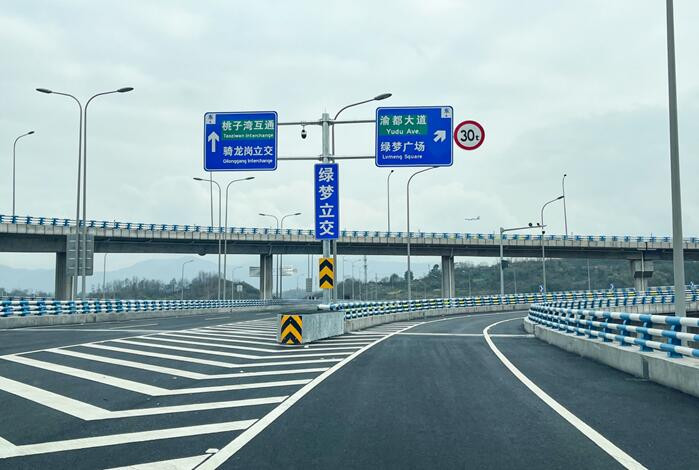 綠夢立交。徐粘琴攝