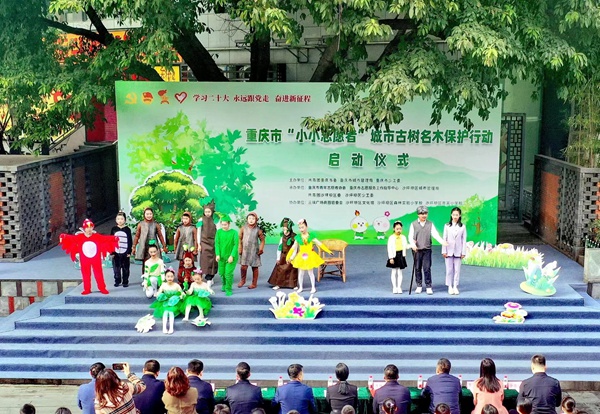 啟動(dòng)儀式現(xiàn)場(chǎng)。共青團(tuán)重慶市委供圖