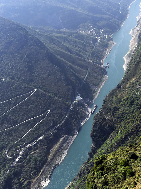 烏江畫廊重慶涪陵段景觀。黃河攝