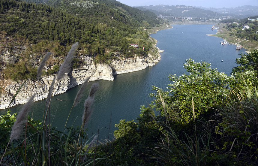 烏江畫廊重慶涪陵段景觀。黃河攝