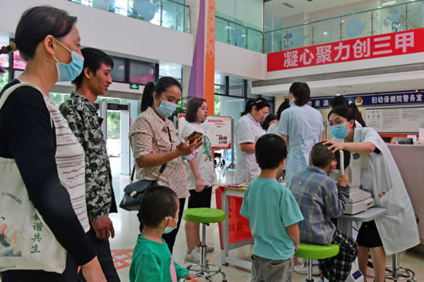 活動現(xiàn)場。璧山婦幼保健院供圖
