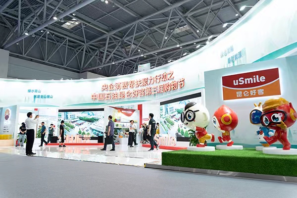 央企消費幫扶產(chǎn)品展銷會。張繼歡攝