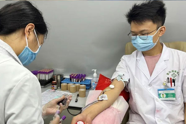 活動現(xiàn)場。重慶市血液中心供圖