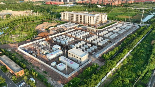 重慶科學谷儲能電站全景。韓薇攝