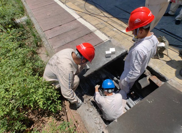 搶修現(xiàn)場。國網重慶永川供電公司供圖