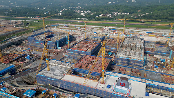 項(xiàng)目現(xiàn)場(chǎng)。中建三局供圖