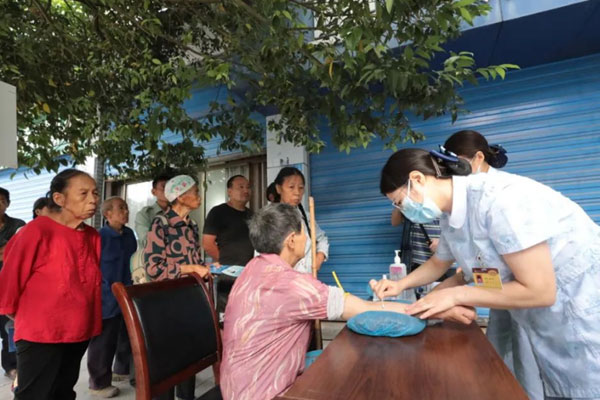 活動現(xiàn)場。墊江縣中醫(yī)院供圖