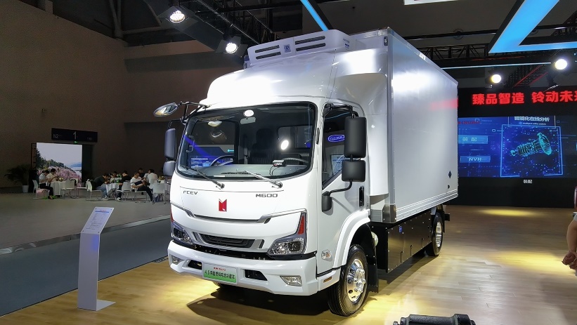 慶鈴4.5噸氫動(dòng)力輕卡。慶鈴汽車供圖