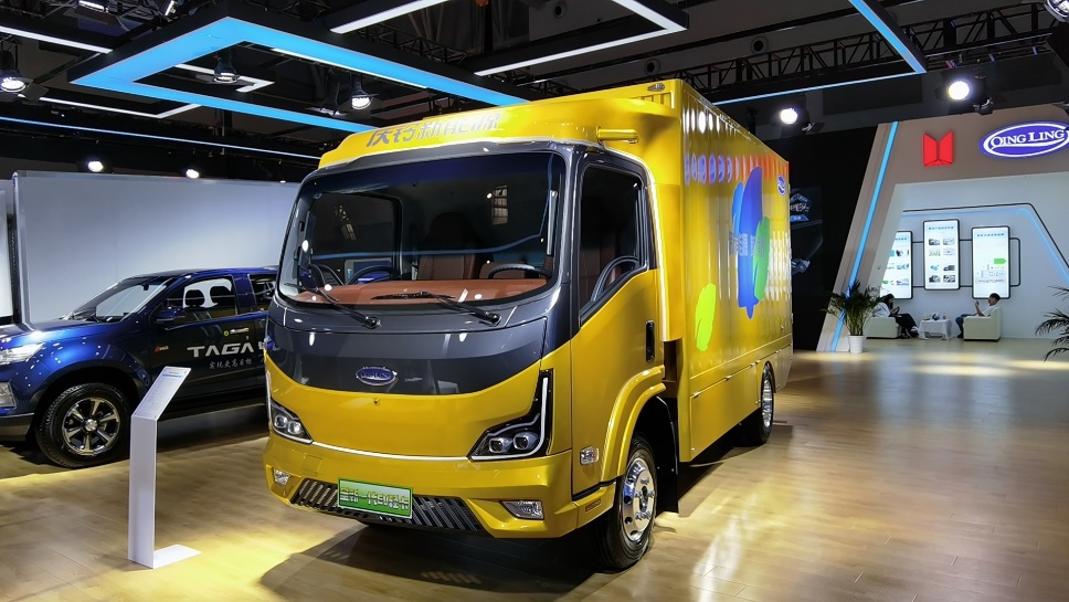 慶鈴EVM600純電動(dòng)輕卡。慶鈴汽車供圖