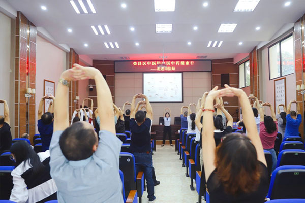 活動(dòng)現(xiàn)場(chǎng)。榮昌區(qū)中醫(yī)院供圖