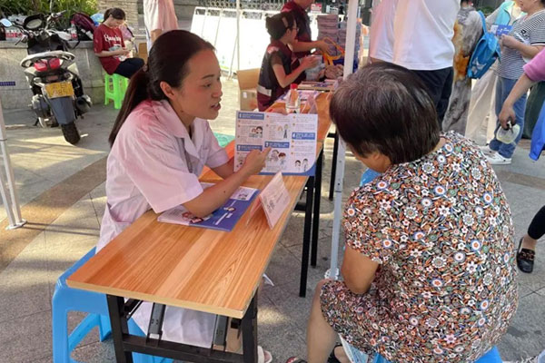 活動現(xiàn)場。重慶市結核病防治所供圖