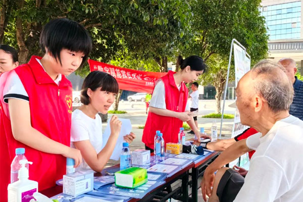 活動現(xiàn)場。江津區(qū)中醫(yī)院供圖