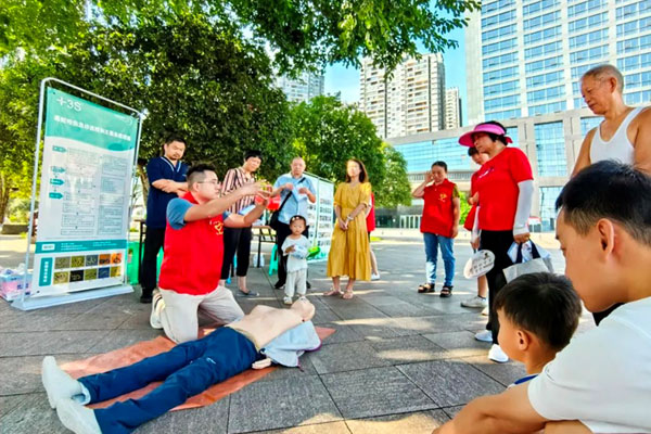 活動現(xiàn)場。江津區(qū)中醫(yī)院供圖