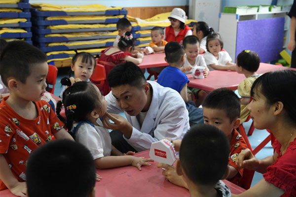 活動現(xiàn)場。璧山區(qū)婦幼保健院供圖