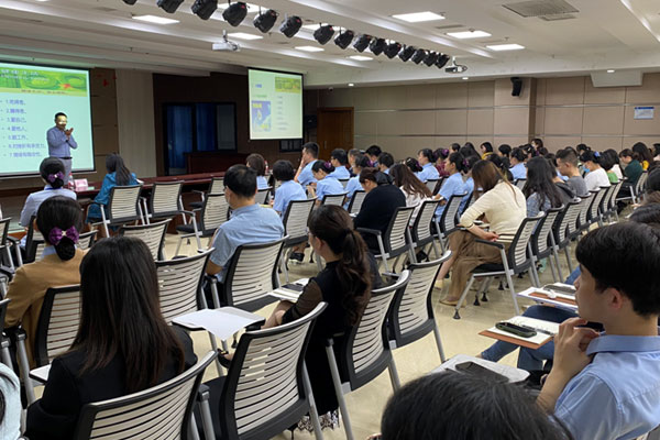 講座現場。合川區(qū)精神衛(wèi)生中心供圖
