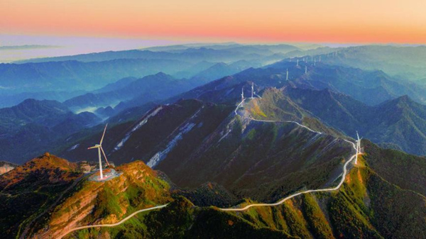 豐都回山坪風(fēng)電場(chǎng)。陳健攝