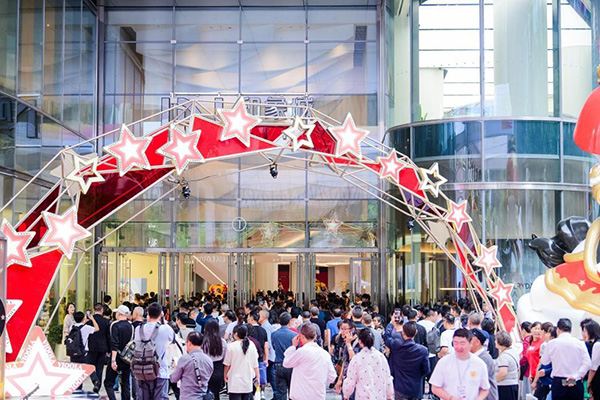 重慶印象城開業(yè)現(xiàn)場。重慶萬科供圖