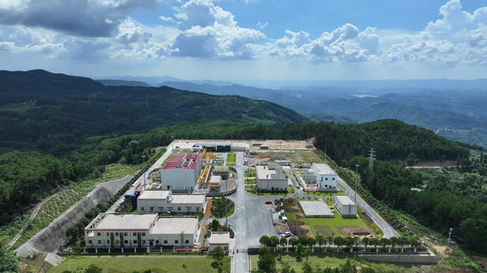 黃草峽儲氣庫鳥瞰圖。敖艾菲攝