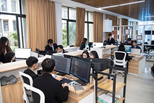 大學(xué)生創(chuàng)新創(chuàng)業(yè)團(tuán)隊(duì)。重慶工程職院供圖