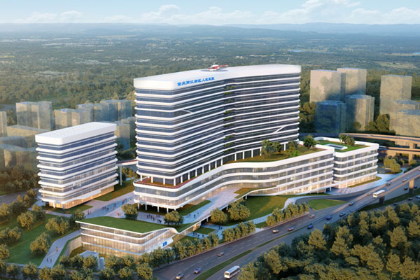 重慶兩江新區(qū)人民醫(yī)院擴(kuò)建項目效果圖。兩江新區(qū)人民醫(yī)院供圖