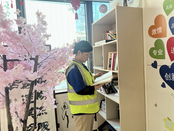 閱讀角。長(zhǎng)安民生物流供圖