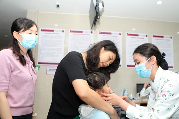 疫苗接種。永川區(qū)婦幼保健院供圖