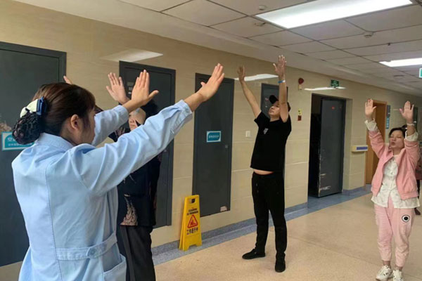 活動現(xiàn)場。陳家橋醫(yī)院供圖