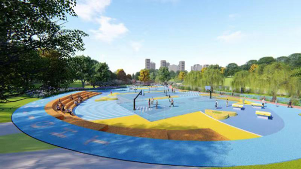 花石公園效果圖。重慶空港新城開發(fā)建設有限公司供圖