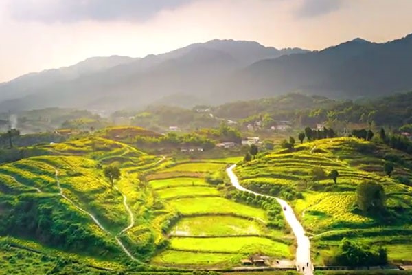 萬民村遠(yuǎn)景。璧山區(qū)中醫(yī)院供圖