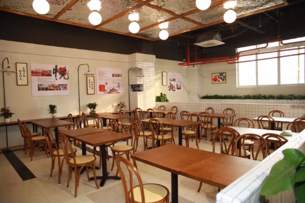 學府悅園社區(qū)食堂。豐文街道供圖