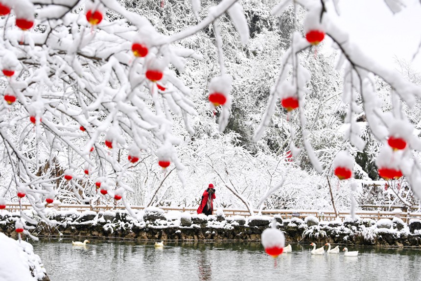 重慶下雪了！一起“趣”看雪
