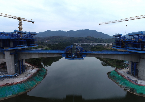 項(xiàng)目建設(shè)現(xiàn)場(chǎng)。中建三局集團(tuán)有限公司供圖