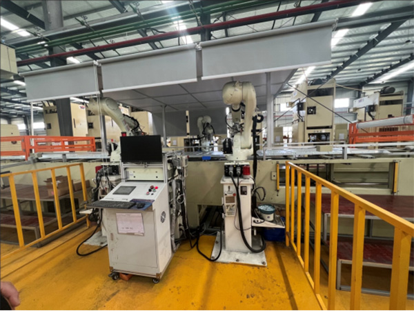 重慶同昶科技智能生產(chǎn)線。重慶三峽銀行供圖