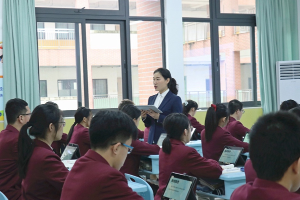 智慧教育深入課堂。重慶兩江新區(qū)教育局供圖