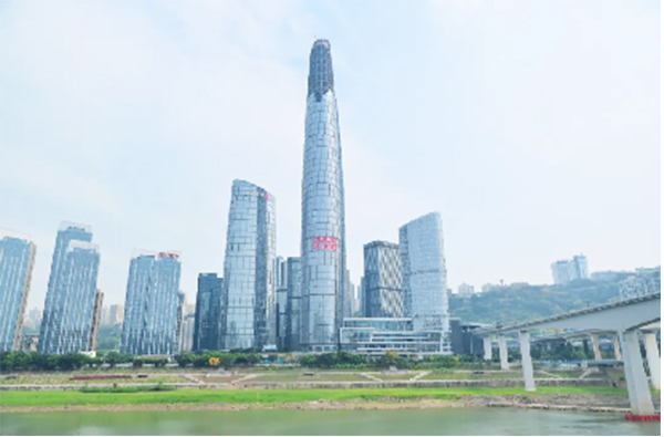 陸海國際中心項(xiàng)目。重慶萬科供圖