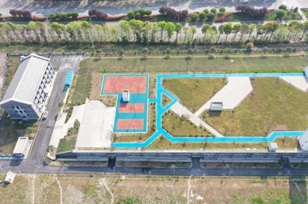 金鳳污水處理工程。重慶設計集團有限公司市政設計研究院供圖