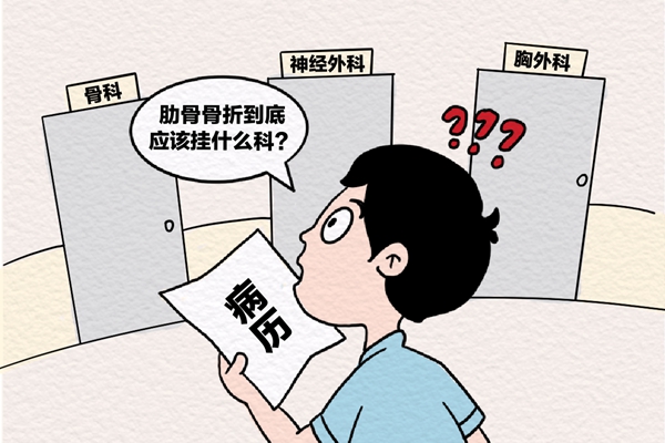 骨折掛號(hào)示意圖。重慶松山醫(yī)院供圖