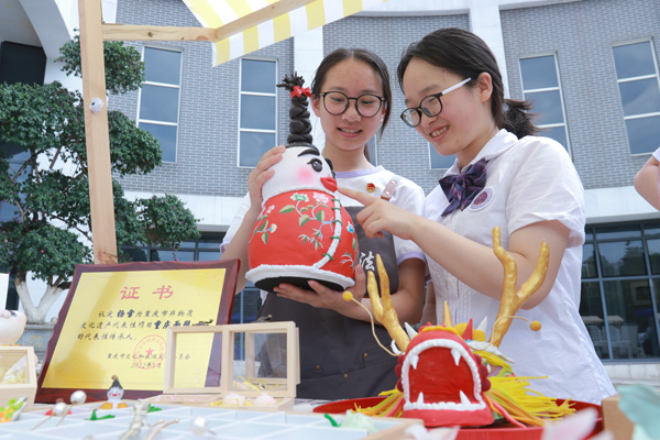 面塑藝術(shù)。戚馨月攝