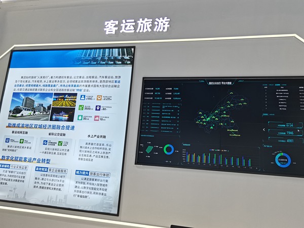 客運旅游板塊。張艷攝