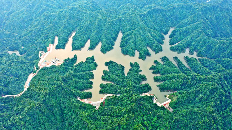 上水庫(kù)側(cè)景。鄢江奎攝